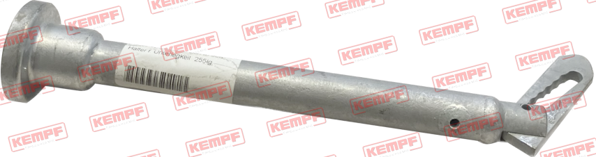 30342 Kempf Halter für Unterlegkeil  255 mm lang, am Chassis anschraubbar